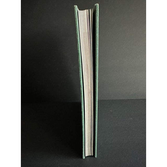 Vintage 1991 Dark Green & Gold “Holiday Homes” Coffee Table Book For Sale - Image 4 of 12