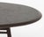Late 20th Century Contemporary Oval Ebonized Wood Dining Table For Sale - Image 5 of 7