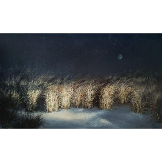 Maija Muizniece, Velvet Coastal Darkness, 2024, Oil on Canvas For Sale - Image 4 of 4