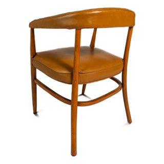 Mid-Century Modern Patinaed Bentwood Lounge Chair / Armchair in the Manner of Lawrence Peabody / Thonet, Usa, C. 1950s For Sale