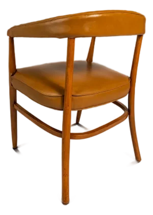 Mid-Century Modern Patinaed Bentwood Lounge Chair / Armchair in the Manner of Lawrence Peabody / Thonet, Usa, C. 1950s