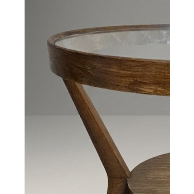 Round Coffee Table by Karel Koželka & Antonín Kropáček, Former Czechoslovakia, 1944 For Sale - Image 4 of 8