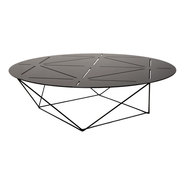 Steel Joco Coffee Table in Black Anthracite from Walter Knoll For Sale