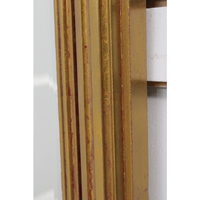 Pair Neoclassical Style Gold Leaf Finish Mirrors For Sale - Image 12 of 14
