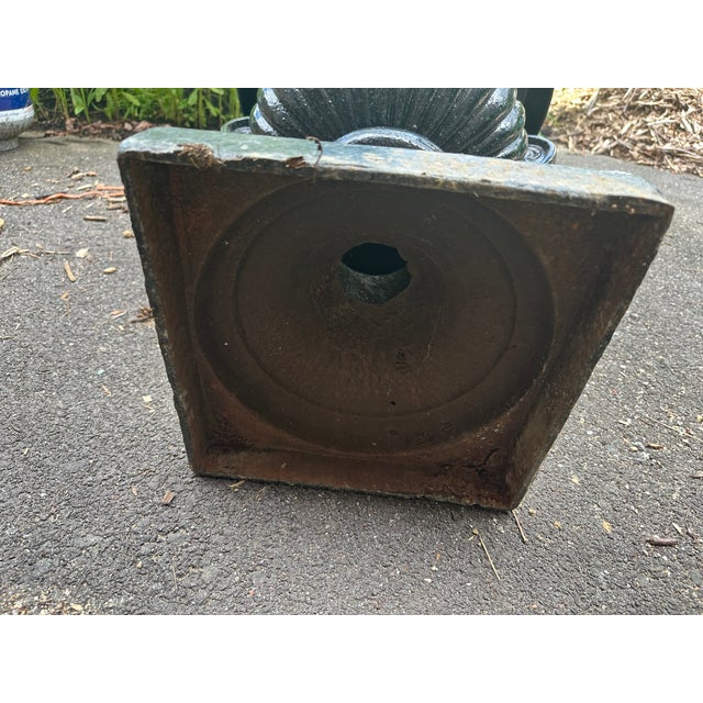 Late 20th Century Cast Iron Haddo House Urn in the Style of William Adam of Scotland For Sale - Image 11 of 14
