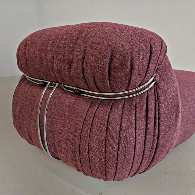 Soriana Chaise Longue Chair by Afra and Tobia Scarpa for Cassina, 1970s For Sale - Image 9 of 18