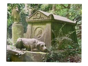 "Faithful Dog, Highgate, London" Contemporary Plein Air Architectural Photograph Print by Louise Weinberg