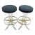 Pair of Hollywood Regency Lucite and Chrome Swivel Stools by Hill Manufacturing For Sale