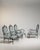 1950s Black Iron Set of 4 Outdoor Chairs For Sale - Image 16 of 17