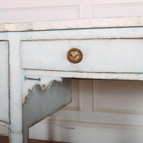 Swedish Pine Serpentine Sideboard For Sale - Image 5 of 11