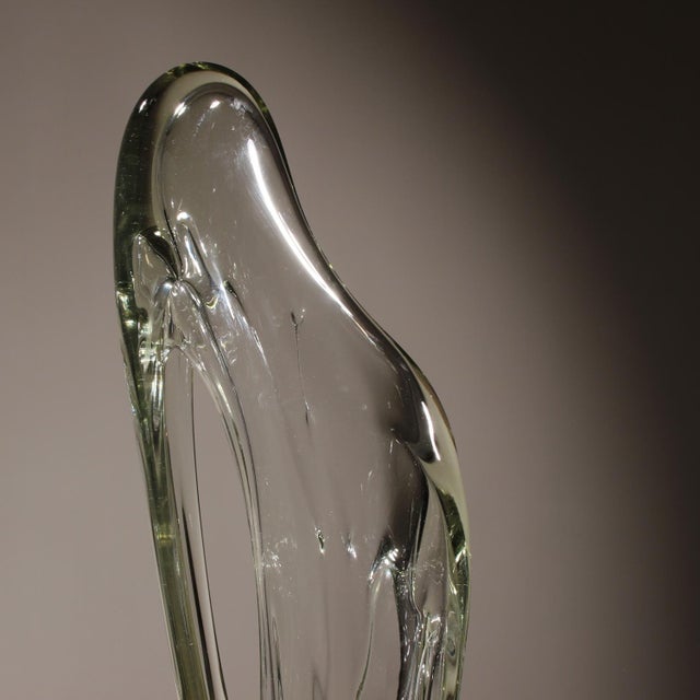 Eastern European Glass Caviersecha Sculpture, 1987 For Sale - Image 9 of 17