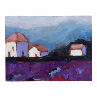 Quiet Places & Journeys — Late Afternoon Glow (Original Oil Landscape) For Sale