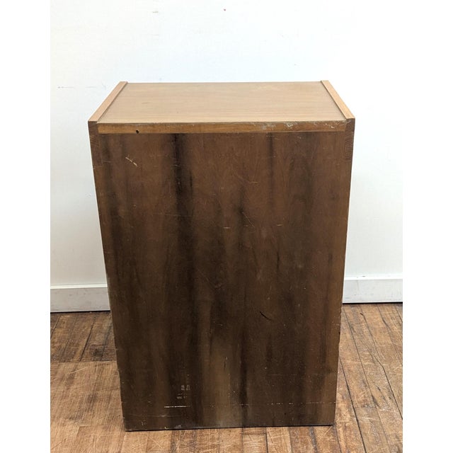 1960s Mid Century Modern Wedge Nightstand Side Table Sligh For Sale - Image 5 of 12