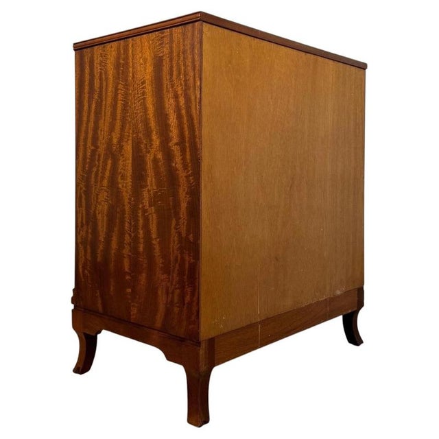 Early 20th Century Antique English Inlaid Mahogany Chest of Drawers, 1890s For Sale - Image 9 of 12