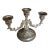 Vintage Ornate 3-Arm Candelabra For Sale