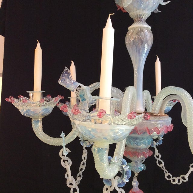 19th Century Murano Chandelier with Six Lights from Manifattura Di Murano For Sale - Image 6 of 8