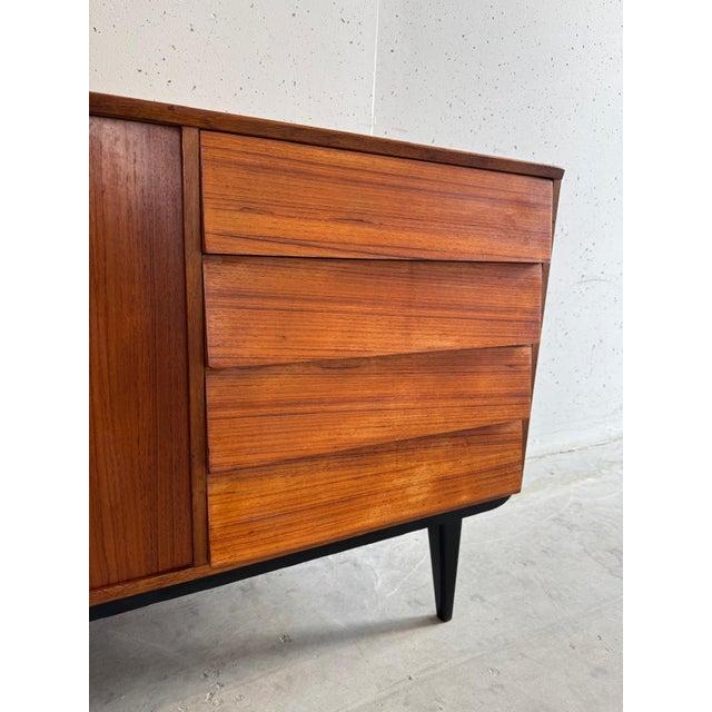 Mid-Century Modern Teak Sideboard For Sale - Image 9 of 10