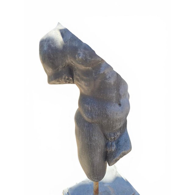 1970s Greek Style Torso Sculpture, 1970, Stone For Sale - Image 5 of 9