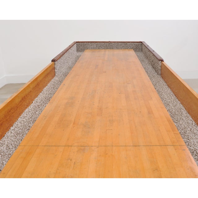 20th Century Americana Arcade Shuffleboard Game Table 22 Ft For Sale - Image 13 of 18