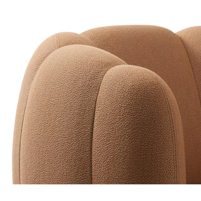 Caper 3 Seater Stitches Sprinkles Mocca Sofa by Warm Nordic For Sale - Image 10 of 13