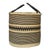 Large Ghana Black and Tan Laundry Basket For Sale