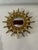 Vintage 1960s French Style 16.5" Gilded Sunburst Wall Mirror For Sale - Image 14 of 15