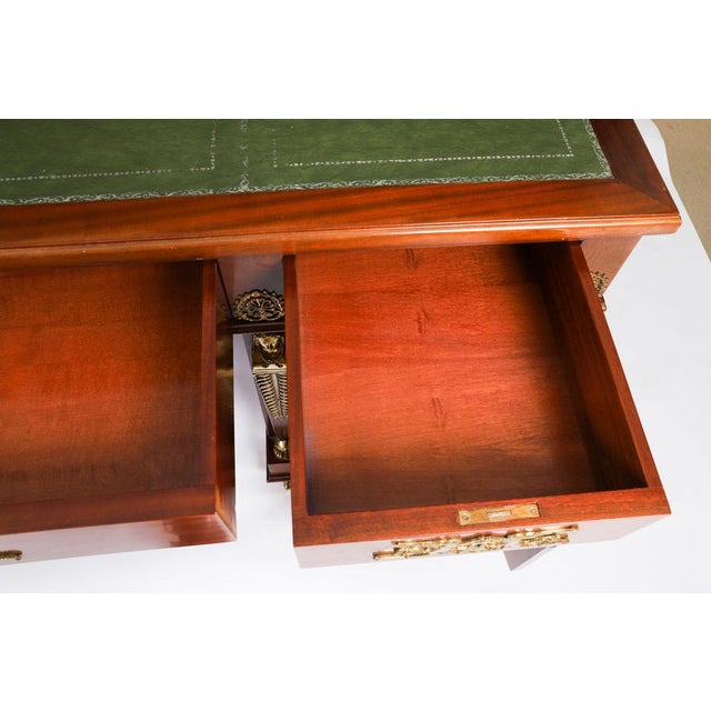 Antique 20th Century Empire French Ormolu Mounted Desk, 1930s For Sale - Image 14 of 18