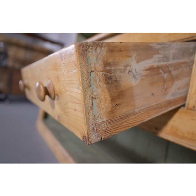 Monumental 10' Antique English Pine Country Kitchen Dresser - Circa 1870 For Sale - Image 13 of 18