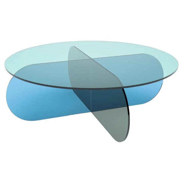 Nor Oblong 120 Clear Glass Table by Sebastian Scherer For Sale - Image 8 of 8