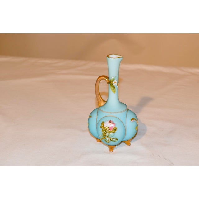 19th C Satin Glass Cruet For Sale - Image 4 of 8