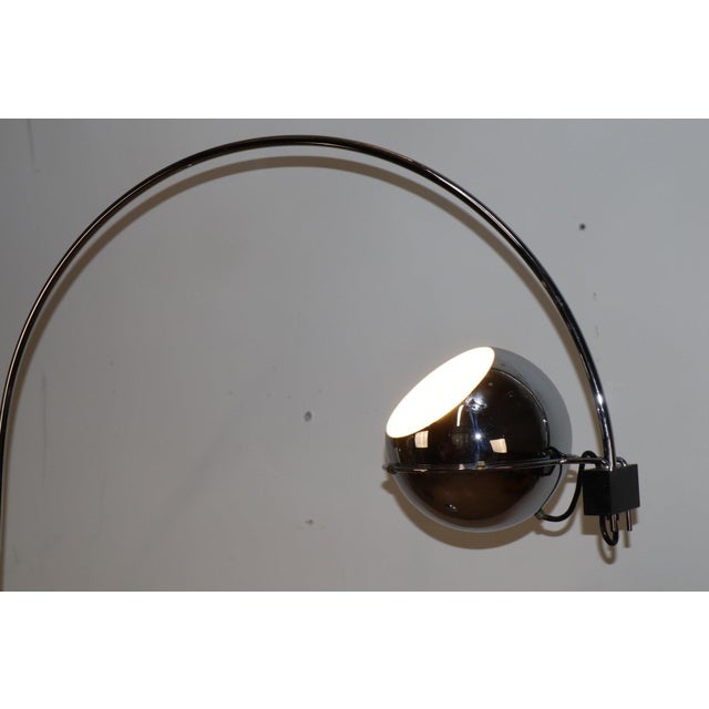 Vintage Space Age Arc Floor Lamp from Gepo, 1970s For Sale - Image 6 of 18