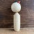 Beige Vintage Kawaii Sosaku Kokeshi Doll, Japan, 1970s For Sale - Image 8 of 9