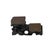 Enhance your display collection with this exquisite miniature two-tier stand, masterfully carved with organic,...