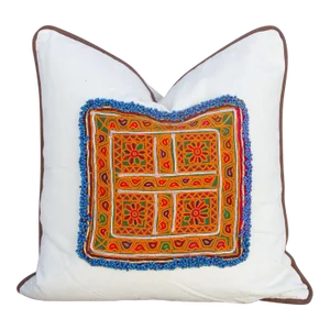 Bahiti Vintage Boho Throw Pillow Cover