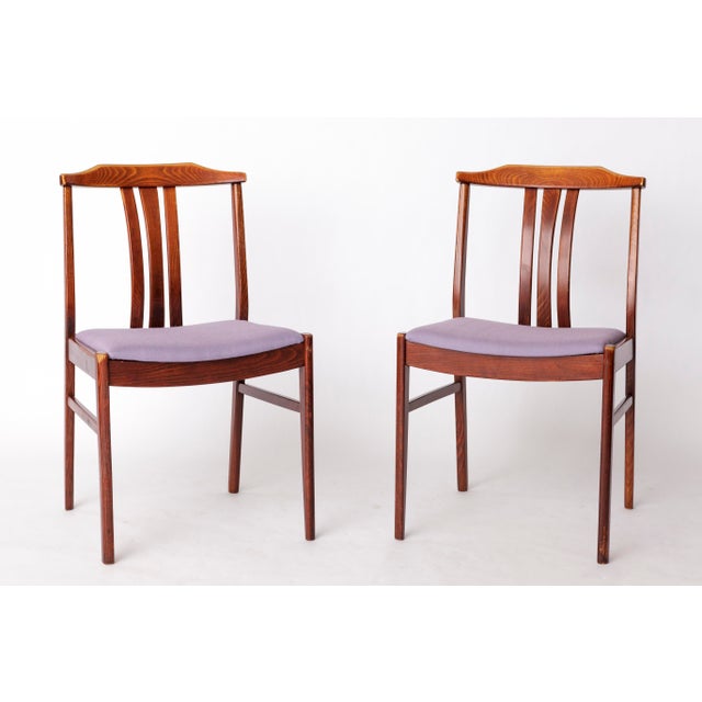 Set of Vintage Swedish Chairs in Beech by LBG Group, 1970s For Sale - Image 9 of 10