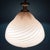1970s Large Italian Swirl Pendant Lamp in Pink Murano Glass, 1970s For Sale - Image 5 of 11