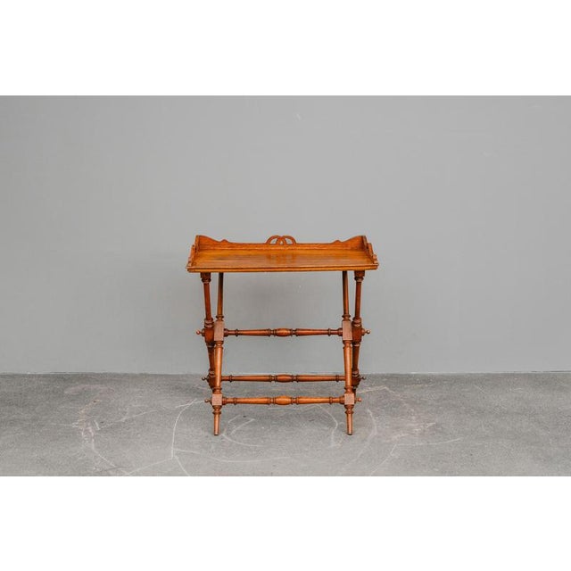 Item: Tray table Period & Style: Gründerzeit - Late 19th century Features: - Elegant and practical folding table with a...