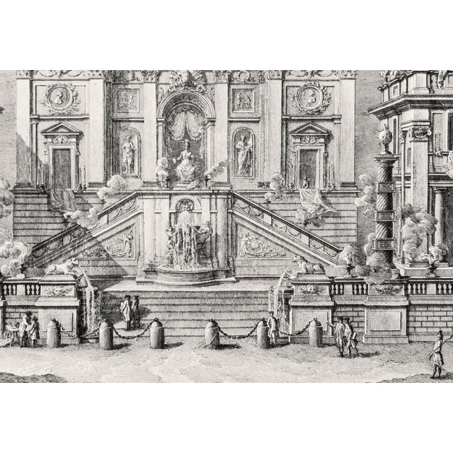 Giuseppe Vasi, Campidoglio Festivamente Ornato, Etching, 1775 For Sale - Image 3 of 4