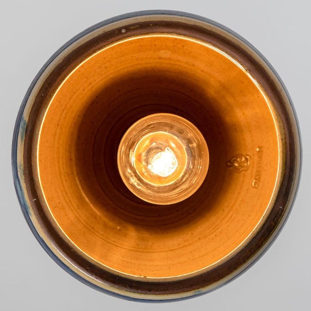 Small Ceramic Pendant Light, Denmark, 1970s For Sale - Image 3 of 15