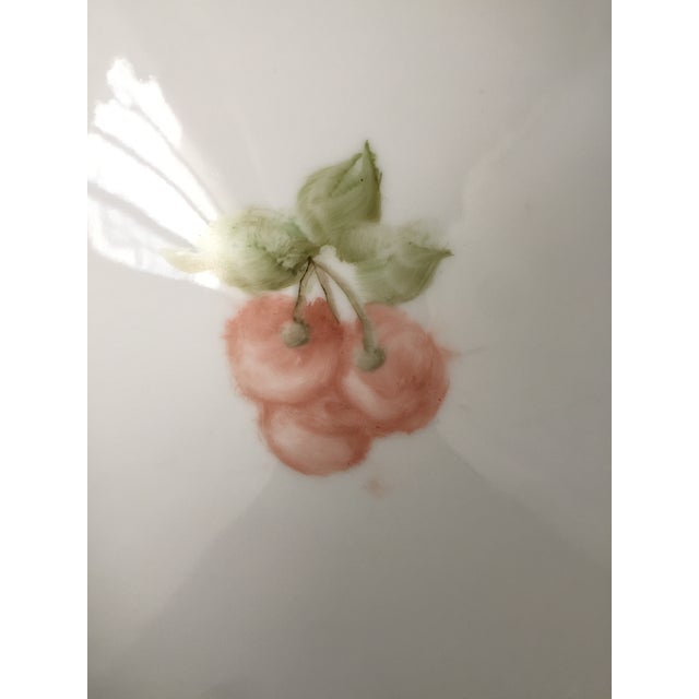 Gold Vintage Sherbets With Hand Painted Cherries - Set of 5 For Sale - Image 8 of 13