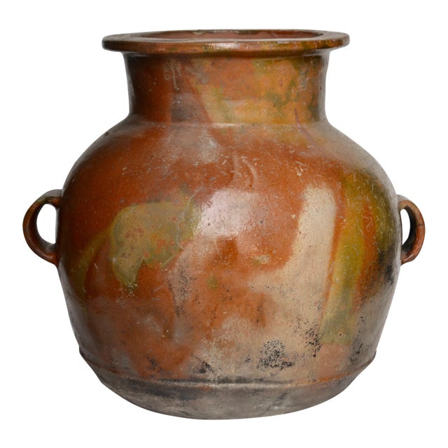 Antique Guatemalan Large Terracotta Water Container For Sale