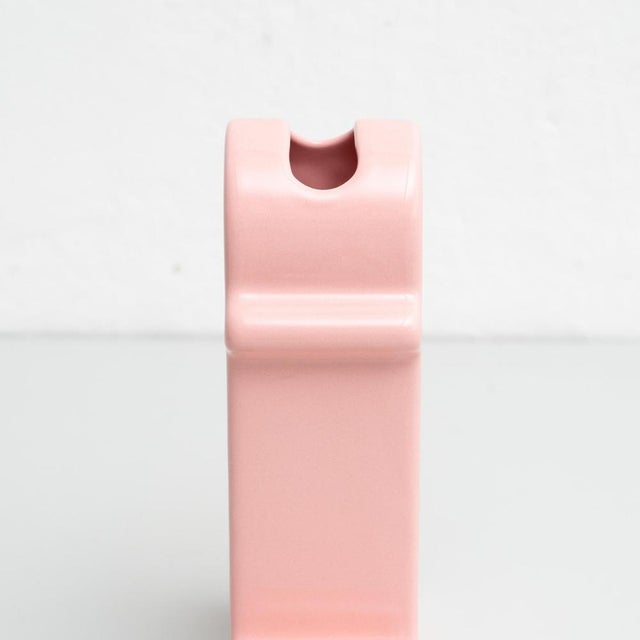 Pink Ceramic Shiva Flower Vase by Ettore Sottsass for BD Barcelona, 2015 For Sale - Image 13 of 18
