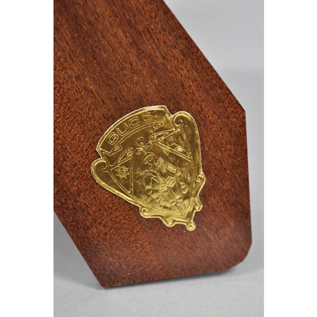 Vintage Gucci Italy Brushed Silver Gold Double G Monogram Photo Picture Frame For Sale - Image 11 of 12