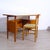 Wood Mid-Century Modern Italian Desk and Chair Set, 1950s, Set of 2 For Sale - Image 7 of 18