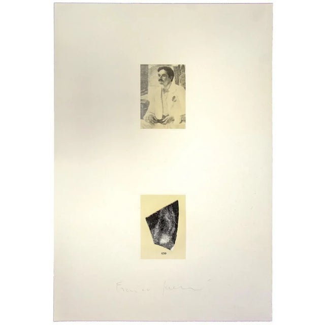 Portrait is a vintage offset print realized by Franco Sarnari. Hand-signed in pencil. Good conditions. Realized with...