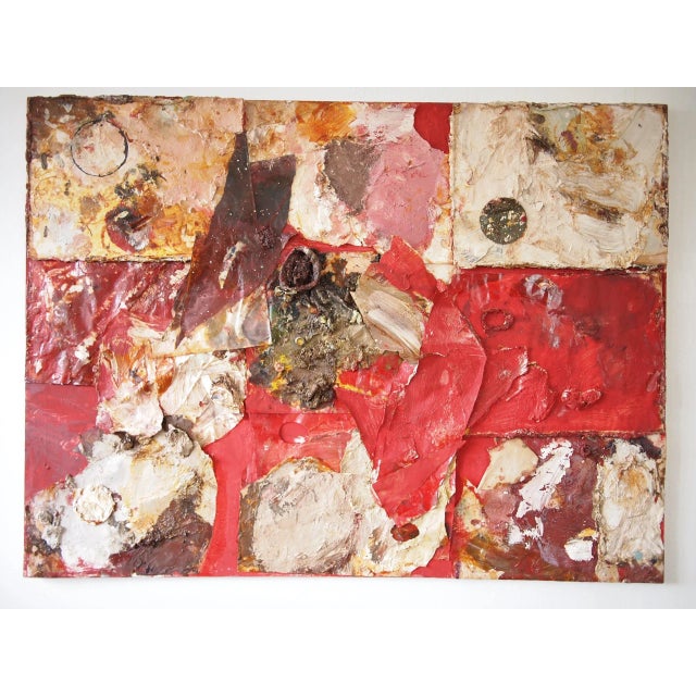 Mid 20th Century Abstract Expressionist Mixed-Media Painting by Rita Beler For Sale - Image 10 of 10