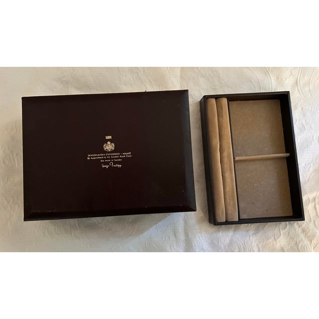 1970's Swank Leather Jewelry Box For Sale In Chicago - Image 6 of 6
