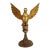 Vintage European Carved Wood Dove the Holy Spirit Sculpture on Finial 10.75" H For Sale