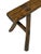 Brown French Rustic Provincial Bench in Pine and Elm, 1950s For Sale - Image 8 of 12