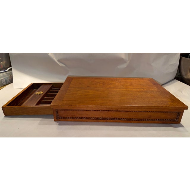This listing is for an antique American portable lap desk. This lap desk dates to around 1800 (possibly earlier) and comes...